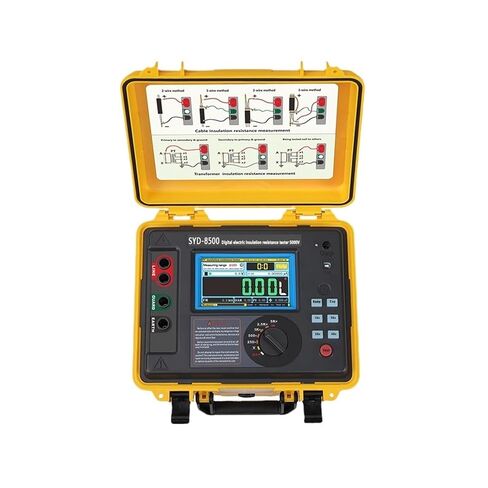 Power Quality Analyzer, High Performance Digital Insulation Resistance Tester Megameter 10KV Voltage for Test Set Equipment in Saudi Arabia