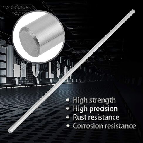 High-quality bearing steel linear rod with 6 mm diameter for linear movement, injection moulding machine, 1 piece bearing steel cylinder rail for high-precision devices (300 mm) in Kuwait