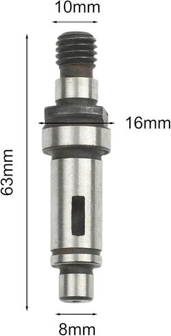 Bimetal Output Shaft for 9523 Angle Grinder, 10mm Spindle for Grinding Machine, 0.63x0.4 Inch Compact Design in Kuwait
