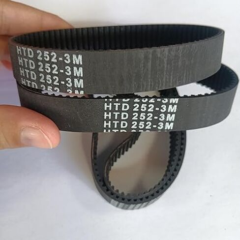 أحزمة القيادة HTD 252mm-3M-15mm للوح التزلج الكهربائي (4 قطع)، أسود in Kuwait