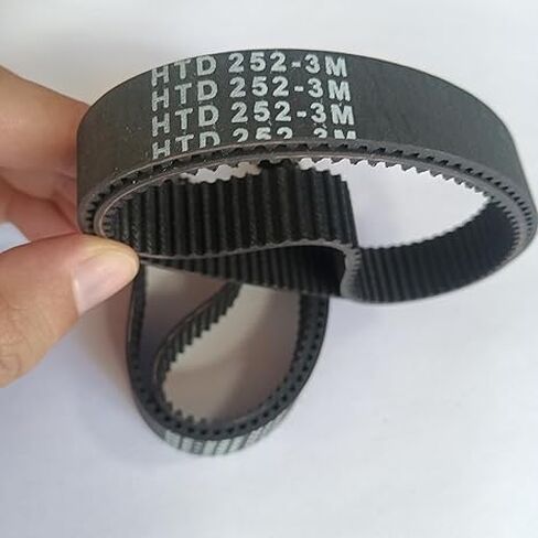 أحزمة القيادة HTD 252mm-3M-15mm للوح التزلج الكهربائي (4 قطع)، أسود in Kuwait