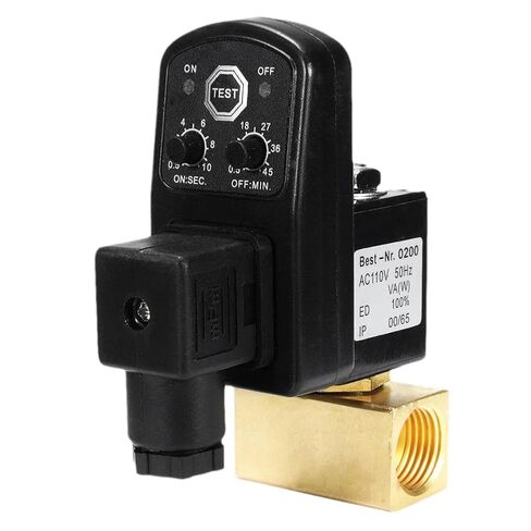 Electronic Timed Air Compressor Gas Tank Automatic Drain with Two Drain Methods in Kuwait