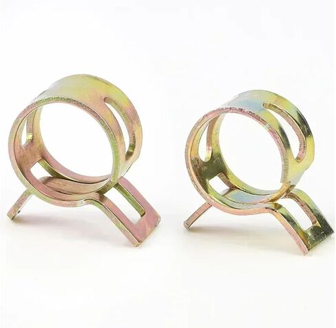 84Pcs Manganese Steel Spring Hose Clamp Kit - Low Pressure Air & Water Pipe Fasteners for Automotive and Home Use in Saudi Arabia