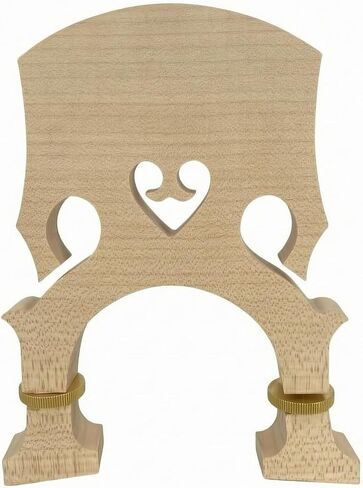 Double Bass Bridge Curved Top Adjustable Bass Bridge Carved Music Part, 3/4 in Saudi Arabia