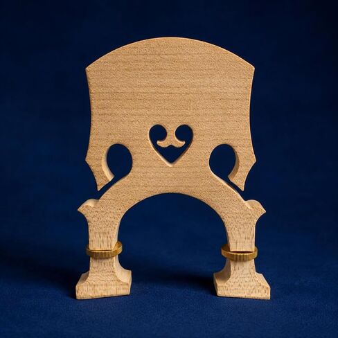 Double Bass Bridge Curved Top Adjustable Bass Bridge Carved Music Part, 3/4 in Saudi Arabia