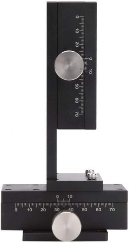 2-Axis XZ Manual Linear Stage, 10?m Resolution Scaled Lifting Platform, DIY Laboratory Equipment Accessories for Scienctic Experimental Industrial Use in Kuwait