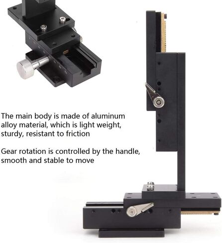 2-Axis XZ Manual Linear Stage, 10?m Resolution Scaled Lifting Platform, DIY Laboratory Equipment Accessories for Scienctic Experimental Industrial Use in Kuwait