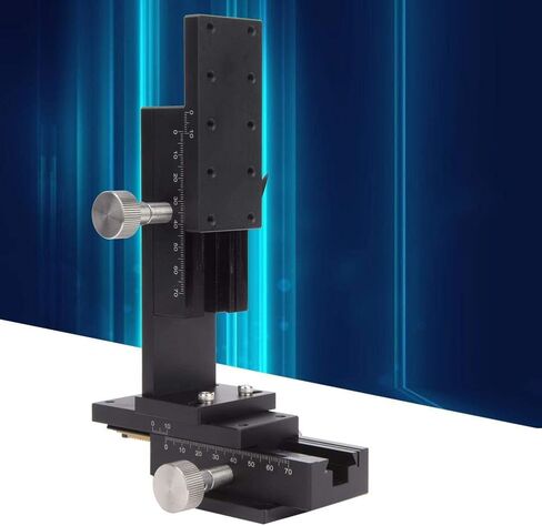 2-Axis XZ Manual Linear Stage, 10?m Resolution Scaled Lifting Platform, DIY Laboratory Equipment Accessories for Scienctic Experimental Industrial Use in Kuwait