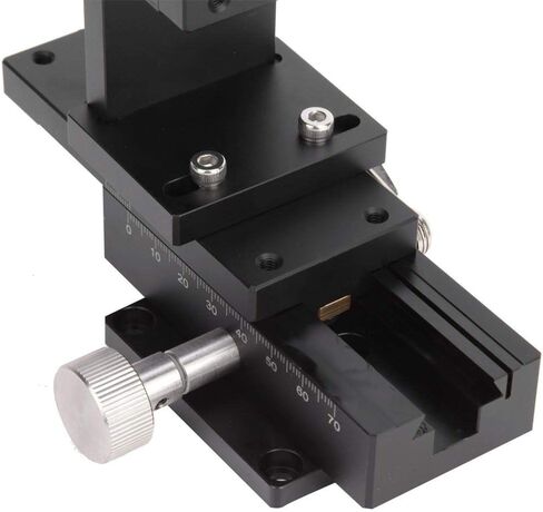 2-Axis XZ Manual Linear Stage, 10?m Resolution Scaled Lifting Platform, DIY Laboratory Equipment Accessories for Scienctic Experimental Industrial Use in Kuwait