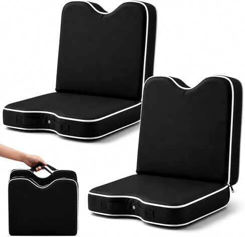 Jerify Stadium Seat Cushions, Bleachers Portable Bleacher Cushions with Extra Foam, Thick Waterproof Oxford Fabric for Indoor, Outdoor, Sports Events, Travel in Kuwait