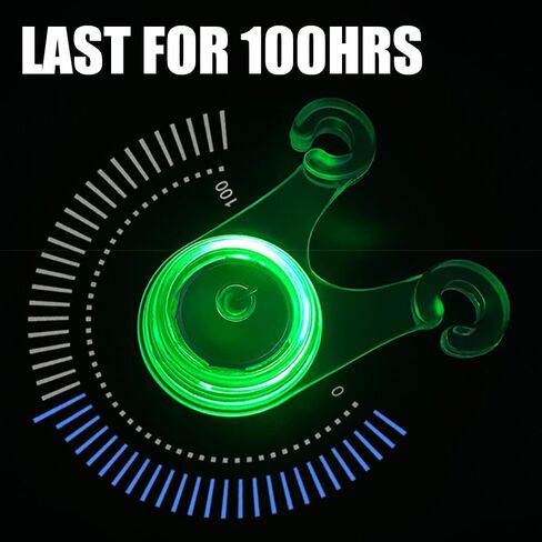 Camping Light for Tent - 12Pcs Compact Lights for Tent Cord , Multipurpose Lights for Bike (Rainbow Color) in Saudi Arabia