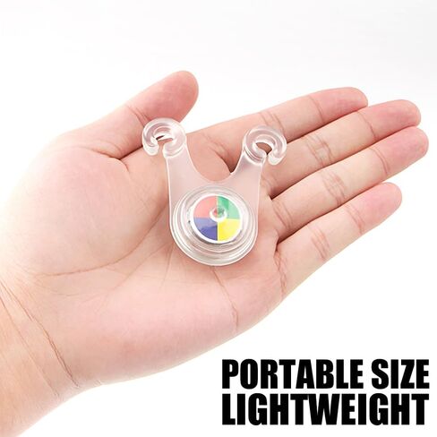 Camping Light for Tent - 12Pcs Compact Lights for Tent Cord , Multipurpose Lights for Bike (Rainbow Color) in Saudi Arabia