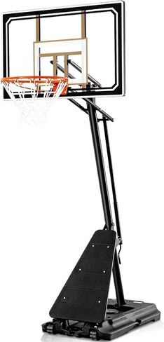 BACKYARD BLITZ Basketball Hoop,5.3-7.3FT &8-10FT Adjustable Basketball Hoop Outdoor,44in&48in Backboard Portable Basketball Goal in Kuwait