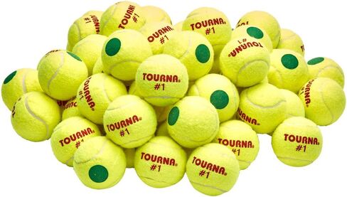 Tourna Green Dot Low Compression Tennis Balls, 60 pack in Kuwait