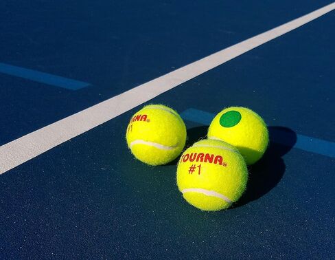 Tourna Green Dot Low Compression Tennis Balls, 60 pack in Kuwait
