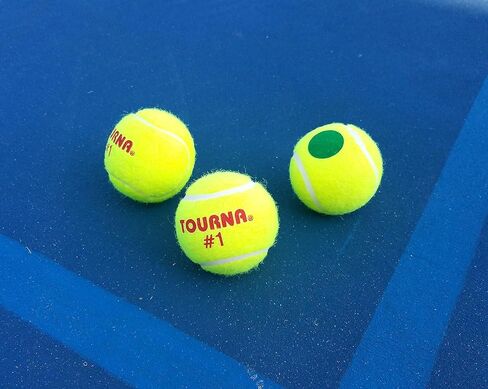 Tourna Green Dot Low Compression Tennis Balls, 60 pack in Kuwait