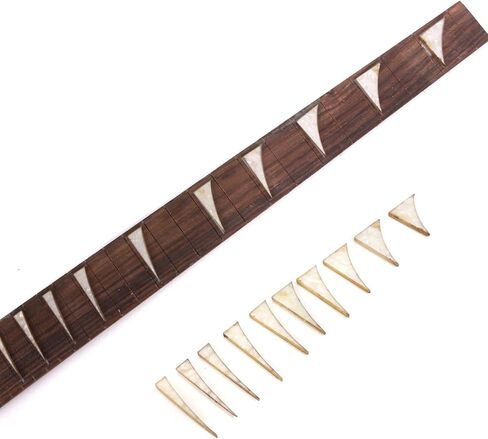 Guitar Fretboard Markers Inlay,DIY Fretboard Inlay for Electric Guitar,Pearl shell(White Shark Fin) in Saudi Arabia