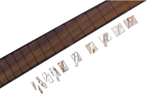 Guitar Fretboard Markers Inlay,DIY Fretboard Inlay for Electric Guitar,Pearl shell(White Shark Fin) in Saudi Arabia