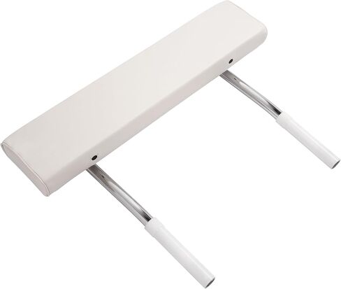 ALMULOO Seat Backrest Compatible with Universal Boat Parts Leaning Posts for Fishing, Recreational Boats Aluminium Arms Plastic White+Silvery in Kuwait