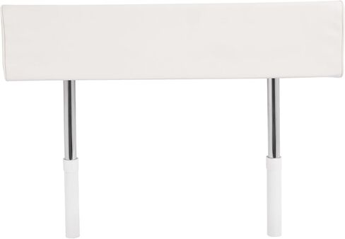 ALMULOO Seat Backrest Compatible with Universal Boat Parts Leaning Posts for Fishing, Recreational Boats Aluminium Arms Plastic White+Silvery in Kuwait