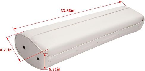 WUTIST 8WD156-R-B Replacement Seat Backrest Back Cushion Compatible with 8WD156 Series 70 Quart Offshore Swingback Cooler Seat for Fishing, Pontoon Boat, Yacht White Plastic in Kuwait