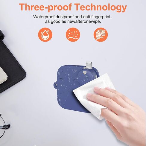 غطاء حافظة لجهاز تسجيل الصوت Anker Soundcore Work، غطاء حماية من السيليكون الناعم KONXISA مع حبل، غطاء واقٍ خفيف الوزن ومقاوم للسقوط، أزرق in Kuwait