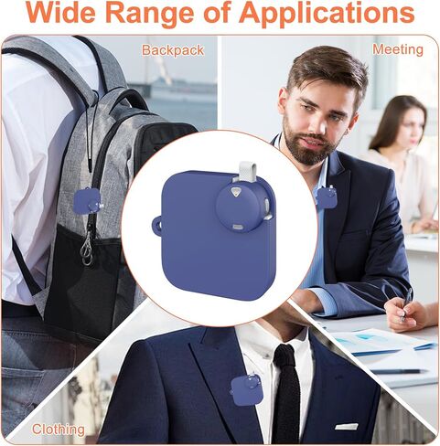 غطاء حافظة لجهاز تسجيل الصوت Anker Soundcore Work، غطاء حماية من السيليكون الناعم KONXISA مع حبل، غطاء واقٍ خفيف الوزن ومقاوم للسقوط، أزرق in Kuwait