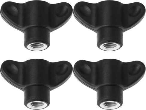 4Pcs M6 Wing Knob Nut for Milling Cutter Jig Saw Drill Bit Bolt 6x40mm in Kuwait