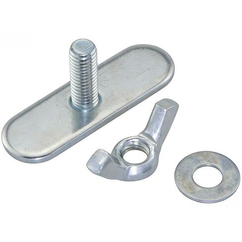 10PCS 1.57x0.47x0.59inch Air Conditioning Baffle Screws Metal Wing Nuts with Wing Bolts Mechanical Fasteners for Securing Blinds Furniture Bookshelves in Kuwait