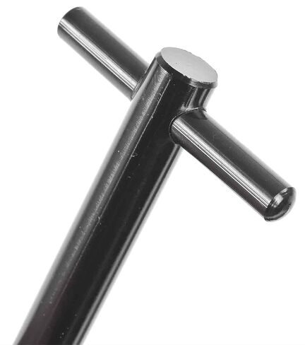 JEGS Valve Cover T-Bar Wing Nuts | Black | 4 Per Package | Aluminum | 1.375 Thread Length | Tall Design Measures 4-5/8in. Length | 1/4in.-20 Thread Size in Kuwait