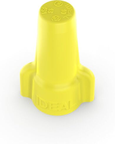 Ideal Electrical Wing-Nut® (30-651J) Wire Connector, Model 451® Yellow, 500/Jar in Kuwait