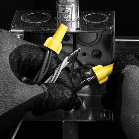Ideal Electrical Wing-Nut® (30-651J) Wire Connector, Model 451® Yellow, 500/Jar in Kuwait