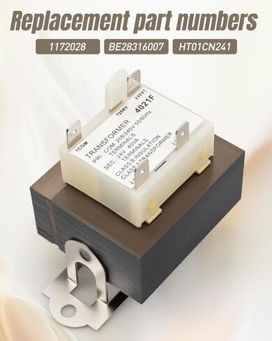 HT01CN241 Transformer 40VA, 208/240V to 24V Furnace Transformer Replacement Fit for Carrier Payne Tempstar ICP Arcoaire Heil Comfortmaker HVAC Systems, Replace 1172028 BE28316007 in Saudi Arabia