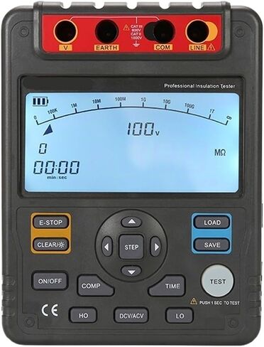 Resistance Tester UT511 1000V Grounding Meter 10GΩ Megohm Tester Auto Range in Kuwait