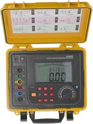 أداة اختبار ETCR3200C 100-240 فولت جهاز اختبار المقاومة مقاوم للماء بمشبك مزدوج مقياس أرضي in Kuwait