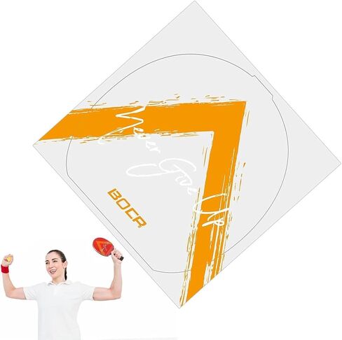 2 Pcs Yellow Table Tennis Racket Sticky Film Sheets,Transparent Anti-Static Rubber Protector,Long-Lasting Ping Pong Paddle Rubber Protective Sheet,for17cmx17cm Table Tennis Racquets in Kuwait