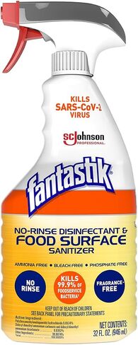 SC Johnson Professional Fantastik No Rinse Disinfectant & Food Surface Sanitizer 32oz in Kuwait