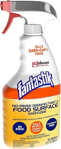 SC Johnson Professional Fantastik No Rinse Disinfectant & Food Surface Sanitizer 32oz in Kuwait
