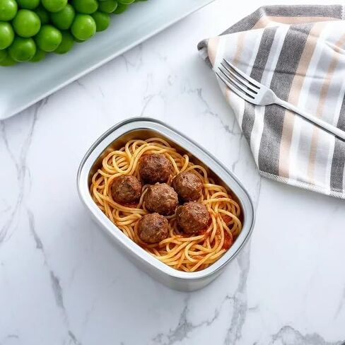 33 oz Insulated 2-Piece Stainless Steel Lunch Box Food Storage Container with Lid in Kuwait
