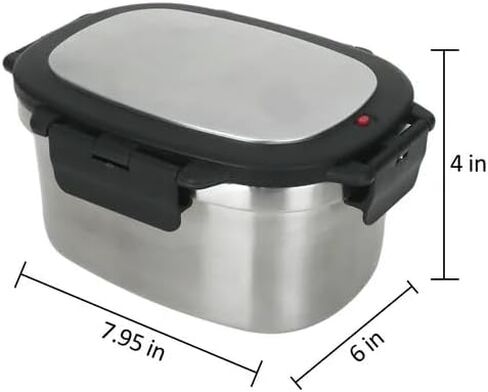 33 oz Insulated 2-Piece Stainless Steel Lunch Box Food Storage Container with Lid in Kuwait