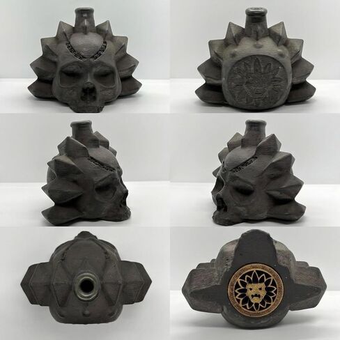 – Aztec Death Whistle Loudest Over 125 dB – Handmade Aztek Death Whistles for Ritual Decor, Halloween, Collectors, and Weird Instruments – Aztec Clay Skull Whistle with Realistic Scream Sound in Kuwait