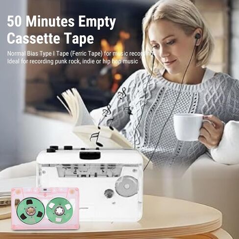Audio Cassette Tape 50 Minutes Recording for Music Enthusiasts Green in Kuwait