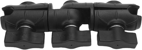 Double Socket Arm for 1 Inch Ball Components Robust Nylon Black for Cars Motorcycles Engineering Equipment in Kuwait
