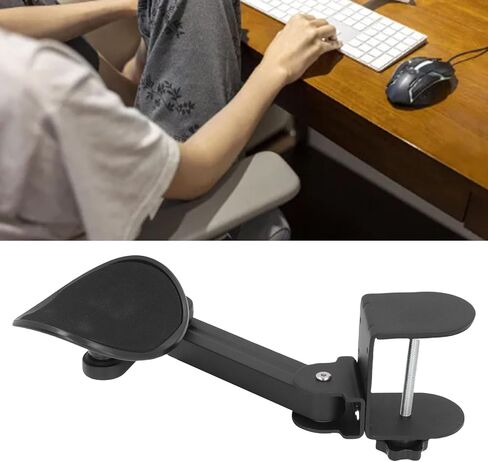 Adjustable Armrest Support Extender, Ergonomic Rotating Elbow Rest for Office, 360 Degree Rotation for Office Workers, Aluminum Alloy in Kuwait