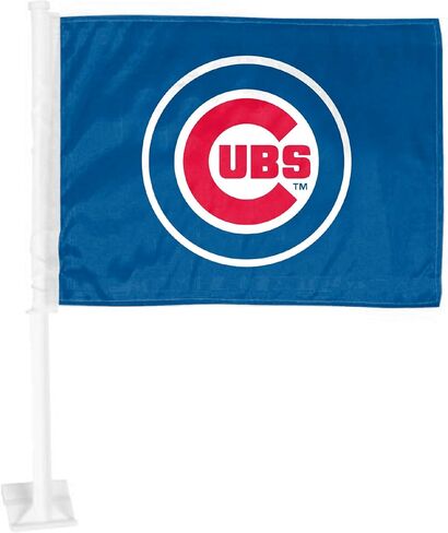 FANMATS MLB - Chicago Cubs Car Flag Large 1pc 11" x 14" in Kuwait