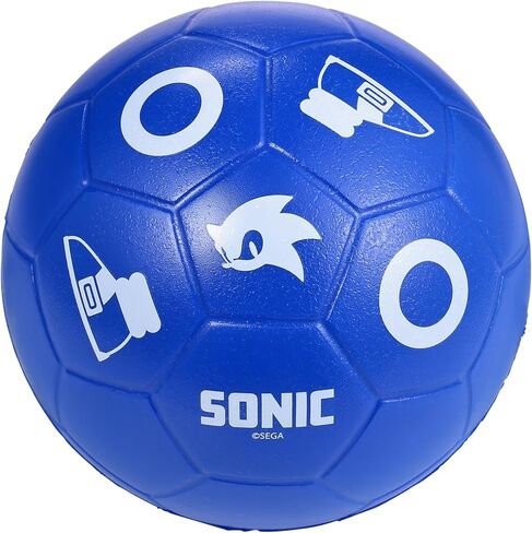 Voyager Sonic the Hedgehog Foam Ball Set for Kids, Includes Sonic Soccer Ball Tails Football Knuckles Basketball, Soft Indoor Outdoor Sports Play Balls with Extra Grip (3 Pack) in Kuwait