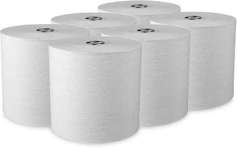 Kimberly-Clark Professional Scott Pro Hard Roll Paper Towels With Absorbency Pockets, For Scott Pro Dispenser, Gray Core Only, 900 Ft Roll, 6 Rolls/Carton (43960) in Kuwait