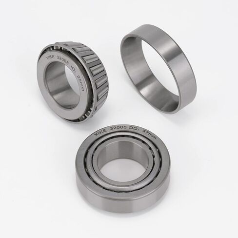 XIKE 2 Pcs 32005 Tapered Roller Bearings 25x47x15mm Cone and Cup Set, Fits DIY/ATV/Auto/Truck/Trailer Wheels, Transmission＆Engine, Industry/Engineering/Agriculture/Garden Machinery and Reducer. in Kuwait