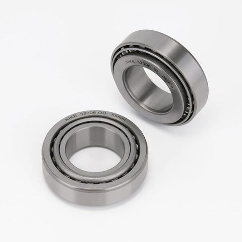 XIKE 2 Pcs 32005 Tapered Roller Bearings 25x47x15mm Cone and Cup Set, Fits DIY/ATV/Auto/Truck/Trailer Wheels, Transmission＆Engine, Industry/Engineering/Agriculture/Garden Machinery and Reducer. in Kuwait