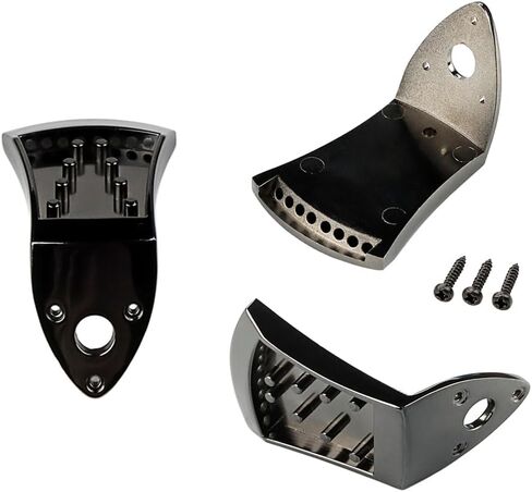Zinc Alloy Triple-cornered Mandolin Tailpiece with 3Pcs Screws in Kuwait